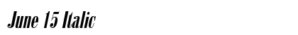 June 15 Italic preview