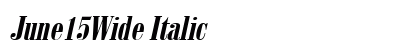 June15Wide Italic preview