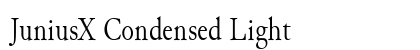 JuniusX Condensed Light Preview