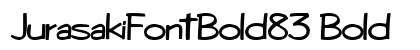JurasakiFontBold83 Bold preview