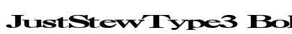 JustStewType3 Bold preview