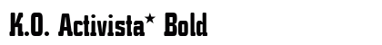 K.O. Activista* Bold preview