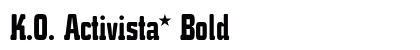 K.O. Activista* Bold preview