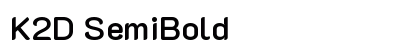 K2D SemiBold Preview