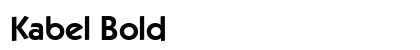 Kabel Bold preview