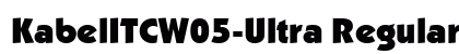 KabelITCW05-Ultra Regular preview