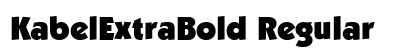 KabelExtraBold Regular preview