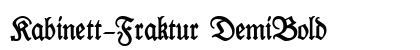 Kabinett-Fraktur DemiBold Preview