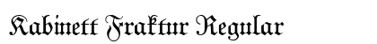Kabinett Fraktur Regular preview
