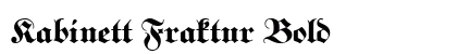 Kabinett Fraktur Bold preview