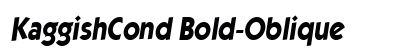 KaggishCond Bold-Oblique Preview