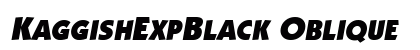 KaggishExpBlack Oblique preview