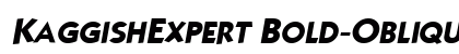 KaggishExpert Bold-Oblique Preview