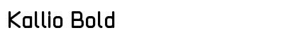 Kallio Bold preview