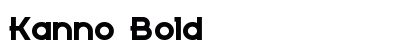Kanno Bold preview