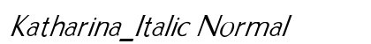 Katharina_Italic Normal preview