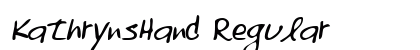 KathrynsHand Regular preview