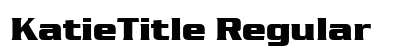 KatieTitle Regular preview