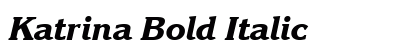 Katrina Bold Italic Preview