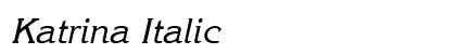 Katrina Italic Preview