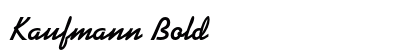 Kaufmann Bold preview