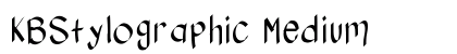 KBStylographic Medium preview