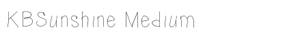 KBSunshine Medium preview