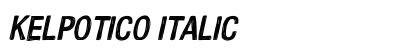 Kelpotico Italic preview