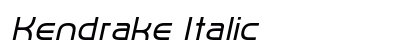 Kendrake Italic preview