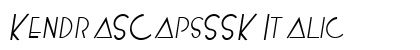 KendraSCapsSSK Italic preview