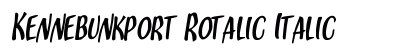 Kennebunkport Rotalic Italic preview