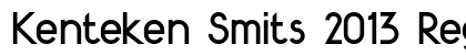 Kenteken Smits 2013 Regular preview