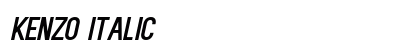 Kenzo Italic preview