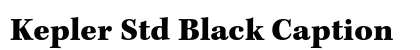 Kepler Std Black Caption Preview