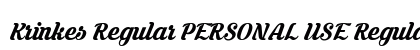 Krinkes Regular PERSONAL USE Regular preview