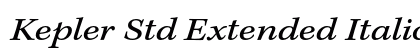 Kepler Std Extended Italic Caption Preview