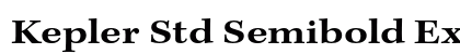 Kepler Std Semibold Extended Caption Preview