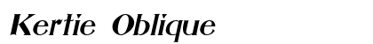 Kertie Oblique preview
