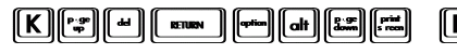Keyboard KeysBT Bold preview