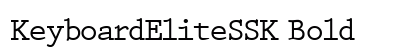 KeyboardEliteSSK Bold preview
