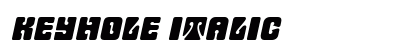 Keyhole Italic Preview