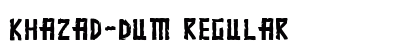 Khazad-Dum Regular preview