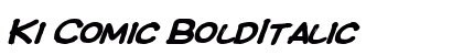 Ki Comic BoldItalic Preview