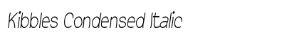 Kibbles Condensed Italic Preview