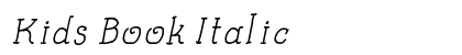 Kids Book Italic Preview