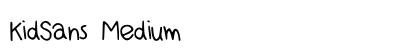 KidSans Medium preview