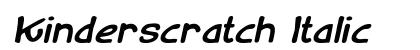 Kinderscratch Italic Preview