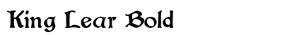King Lear Bold preview