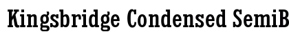 Kingsbridge Condensed SemiBold Preview