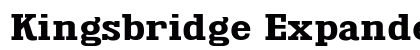 Kingsbridge Expanded Bold Preview